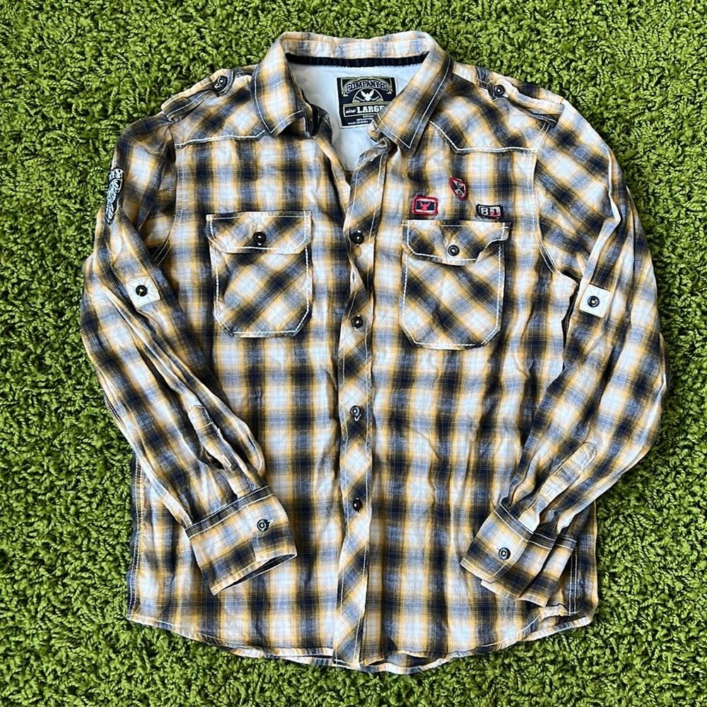 Boys button down